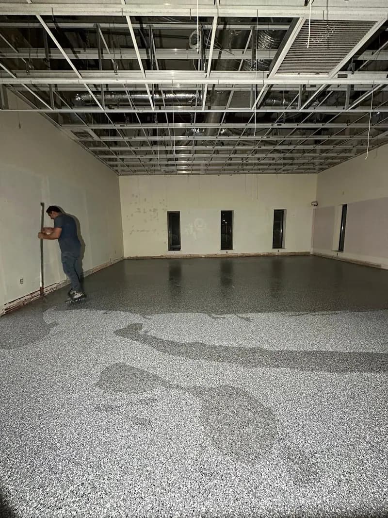 epoxy — commercial grind