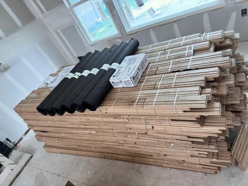 Smart Hardwood Floors crew at work